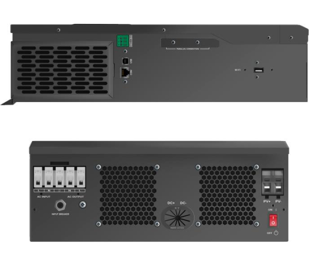 Green Cell Inwerter solarny Off Grid z MPPT 48VDC 230VAC 3000VA/3000W - 1109712 - zdjęcie 2